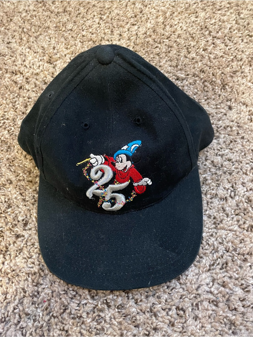 Disney Goofy Hat Co. Goofy Embroidered Black Hat